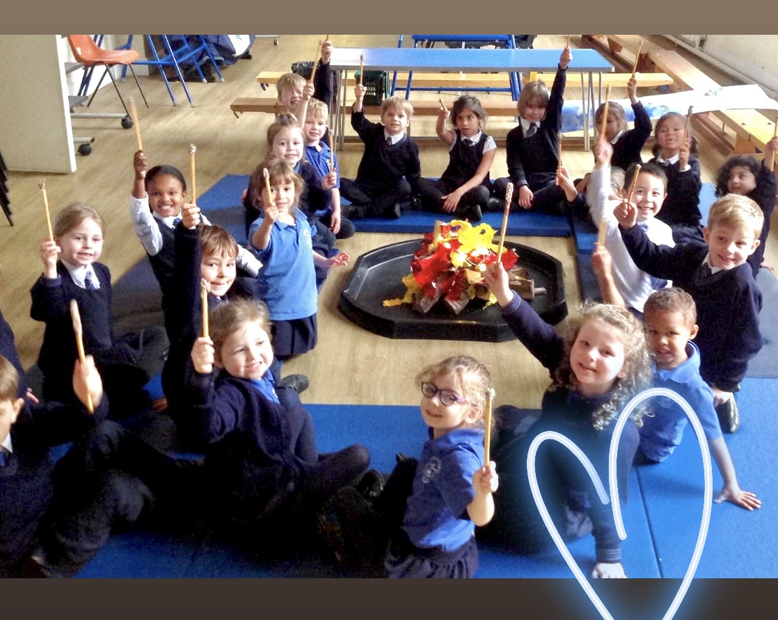 Our #earlyyears &amp; #KS1 bubble learned about #guyfawkes last week! The #children made edible sparklers, sang songs &amp; listened to the story of the gunpowder plot around the campfire 🔥 
💙
How did you commemorate on #Bonfirenight ?
💙
#school #education #love #teacher #learning
