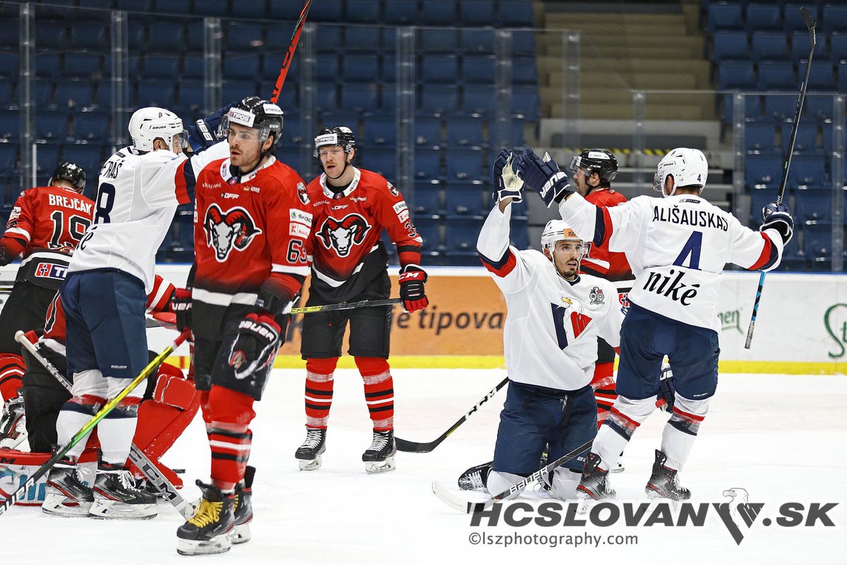 hcslovanba's tweet photo. FOTOGALÉRIA zo zápasu #hcslovan vs ⁦@Hc05BB⁩ (7:2) na klubovom webe https://t.co/2UGcGd5rVy ⁦@Tipos_extraliga⁩ #vernislovanu https://t.co/BTAhXsQps1