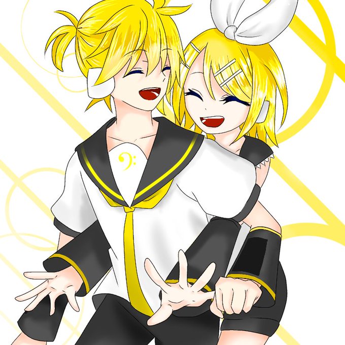 鏡音兄弟のtwitterイラスト検索結果