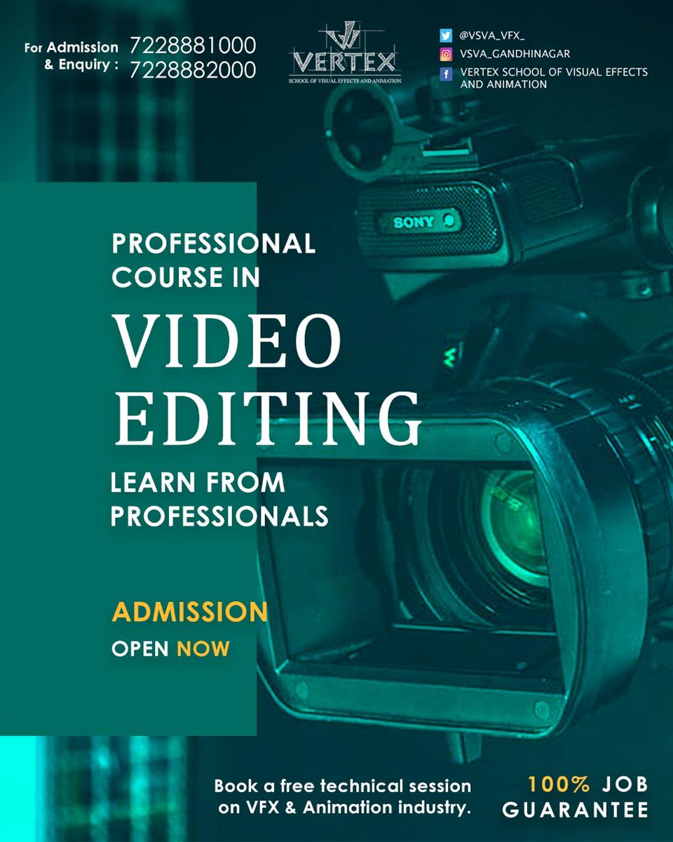 VSVA_VFX_'s tweet photo. Learn professional Video Editing Training !

#VFXStudio #3DAnimation #VisualEffects  #VFXCourses #VFX #VFXArtist  #VFXIndustry #animation #cg #videoediting #graphicdesign #bestvfxinstitute #bestanimationinstitute #CG #3D #vfxtraining #vfxcareer #gandhinagar #ahmedabad #Gujarat https://t.co/7KtkgBWj3D