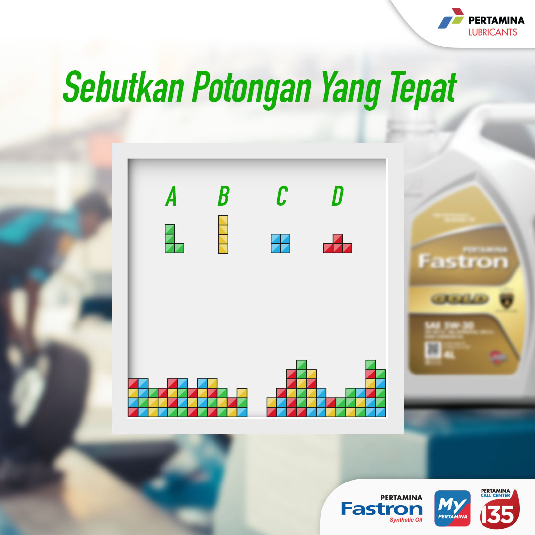 OfficialFastron's tweet photo. Pasti dulu pada pernah main tetris kan? Coba fastlovers tulis di komen, mana potongan yang jadi jawabannya #GamesFastron #PercayaFastron https://t.co/qTou6NLikz
