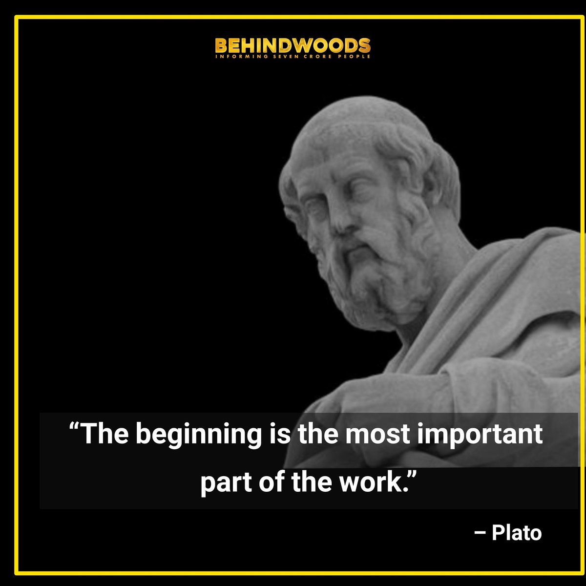 behindwoods's tweet photo. Thought of the day! ✨

#WednesdayMotivation #WednesdayThoughts #BrainFood https://t.co/nVAibSLNUt