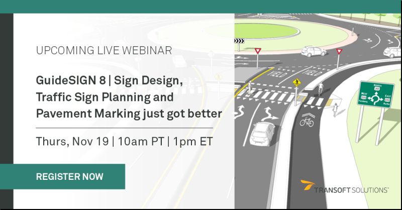 TransoftIndia's tweet image. The new and improved #GuideSIGN launches next week! Be sure to sign up for our webinar to learn more about how you can design traffic signage and pavement markings quickly and easily. bit.ly/2GMiC62

 #transportationsafety #trafficsigns #roadsigns #webinar