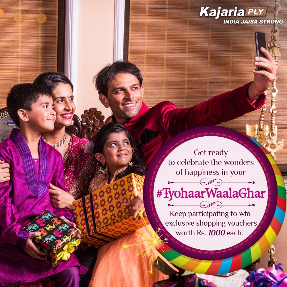 KajariaPLY's tweet photo. We bring you an exciting opportunity to celebrate joy like never before in your #TyohaarWaalaGhar. So, keep watching this space to participate & win exclusive shopping vouchers worth Rs. 1000/-
#KajariaPLY #Festivities #FestivalsOfIndia #Celebrations #GetFestiveReady #StayTuned https://t.co/zRM5sZPQ3C