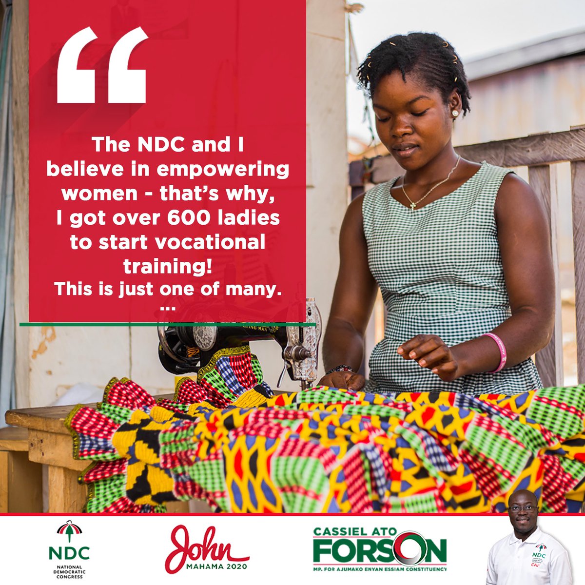 Cassielforson's tweet photo. I remain a loyal, dedicated servant of the people of Ajumako, Enyan Essiam constituency and the Republic of Ghana. https://t.co/Gt6xfSPfCL