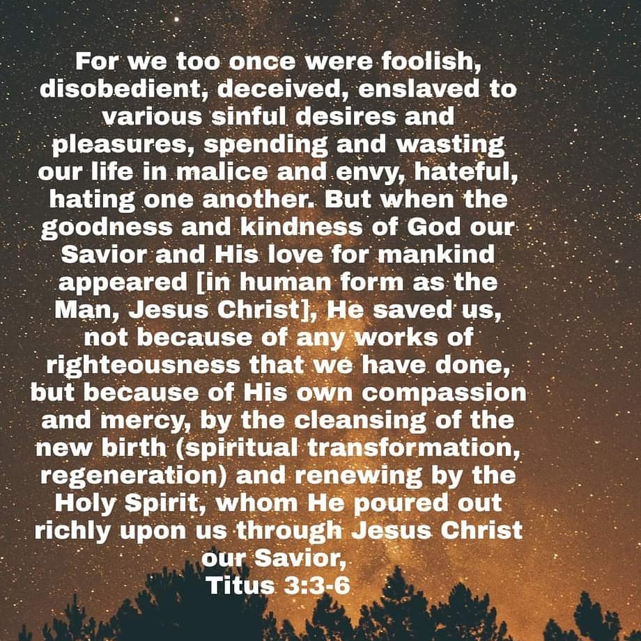 HeIsRisen7's tweet photo. We should be thankful, and glad that Yahweh doesn't treat us the way we deserve to be treated. His Grace and Mercies brings us through! https://t.co/6QJcgjY5ev