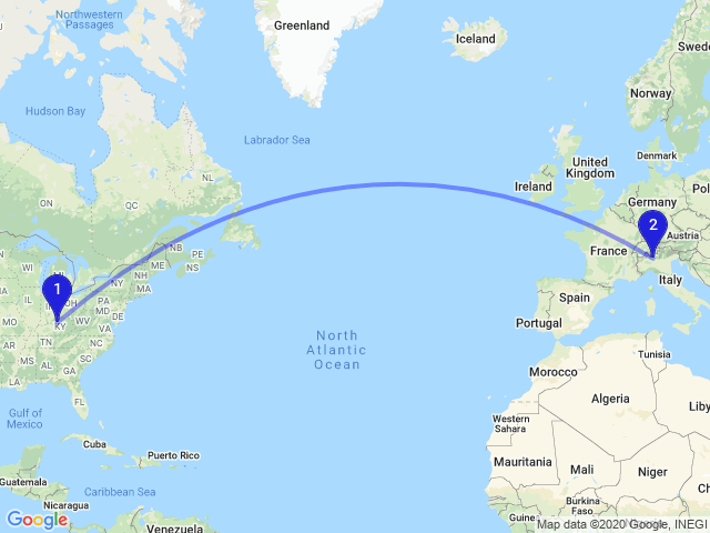 RandomDistance's tweet photo. The distance between Bagdad, KY 40003, USA and 23848 Oggiono, Province of Lecco, Italy is 7372km #Maps #GIS #Earth https://t.co/d6e7s3m9fj