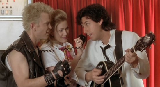 The Wedding Singer (1997)Drew Barrymore sounding out Mrs. Glen Gulia, not liking how it tastes, then laugh-crying at the cruel cosmic joke when she realizes her name will be Julia Gulia is an all time scene.