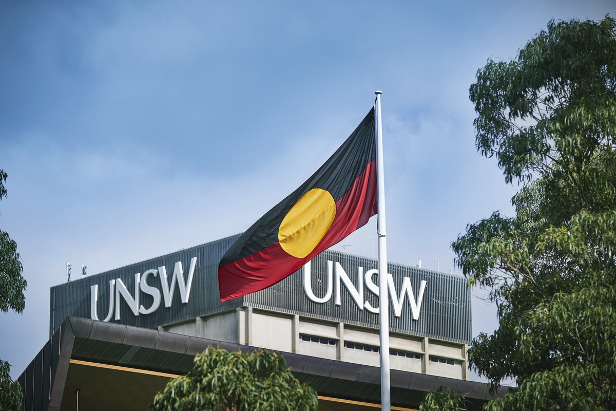 In need of some new music inspo? 🖤💛❤️ We're celebrating #NAIDOCWeek by shining a spotlight on music from Aboriginal and Torres Strait artists in a playlist curated by the @UNSWIndigenous office (warning, some lyrics contain explicit content). Listen: nuragili.unsw.edu.au/naidoc-week-pl…