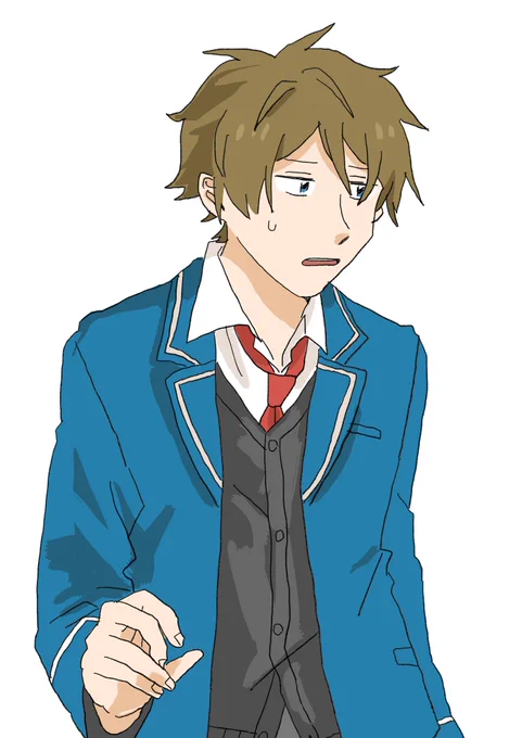 いつもイラスト楽しませていただいております(中略)高峯翠くんを描いていただけないでしょうか...!(後略) #odaibako_Franchise_Matsu  描きましたℒℴνℯ 