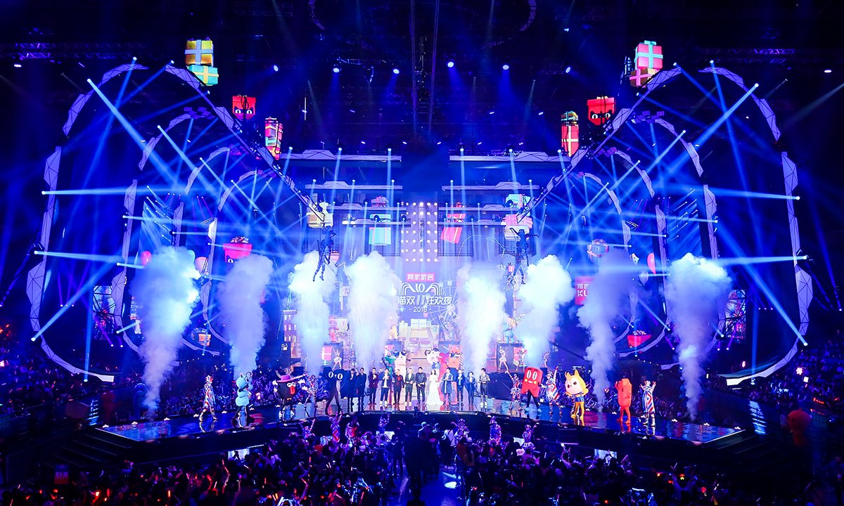 ‘15 marked the year when Singles‘ Day launched, eh, a concertJack Ma's special guest was Daniel Craig in '15. Scarlett Johansson in '16Today, it has evolved into a multi-faceted extravaganza of shopping, livestream, music, and gaming~200 teams at  $BABA are involved 