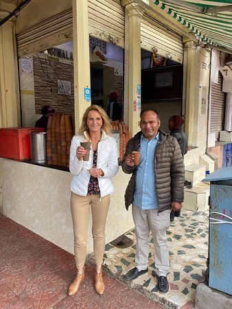 lassiwala_jpr's tweet photo. Chris &amp; Zeph Horner Australia

A must on any trip to Jaipur the best Lassi ever. As this is made fresh everyday &amp; once sold out that’s it, he won’t compromise on quality &amp; sell all day. So yummy so creamy so addictive selling since 1944. #lassi #lassiwala #jaipur https://t.co/8gYj4rq23x
