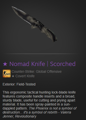 ImpressioNgg's tweet photo. ⭐️GIVEAWAY TIME⭐️
★ Nomad Knife | Scorched FT

To participate do the following!

Like and Retweet
Follow @ImpressioNCSGO 
Follow https://t.co/vvLJMHUz7j
Follow https://t.co/ItD7JyXlVK
Subscribe https://t.co/HviBc8kzc2

Winner to be chosen in 30 days!
Happy 11.11!
#CSGO #Giveaway https://t.co/cs7YXtRM49