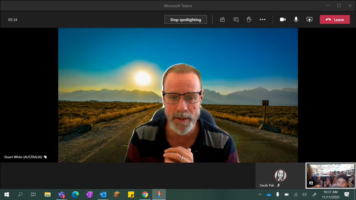L_Wilson73's tweet photo. My Year 5 students were so excited to meet #Microsoft executive Stuart White today as part of the #MIEExpert program. Lots of questions were asked!
 #msauedu #MicrosoftEDU #STEMeducation #STEM https://t.co/pfWexYQ7hM