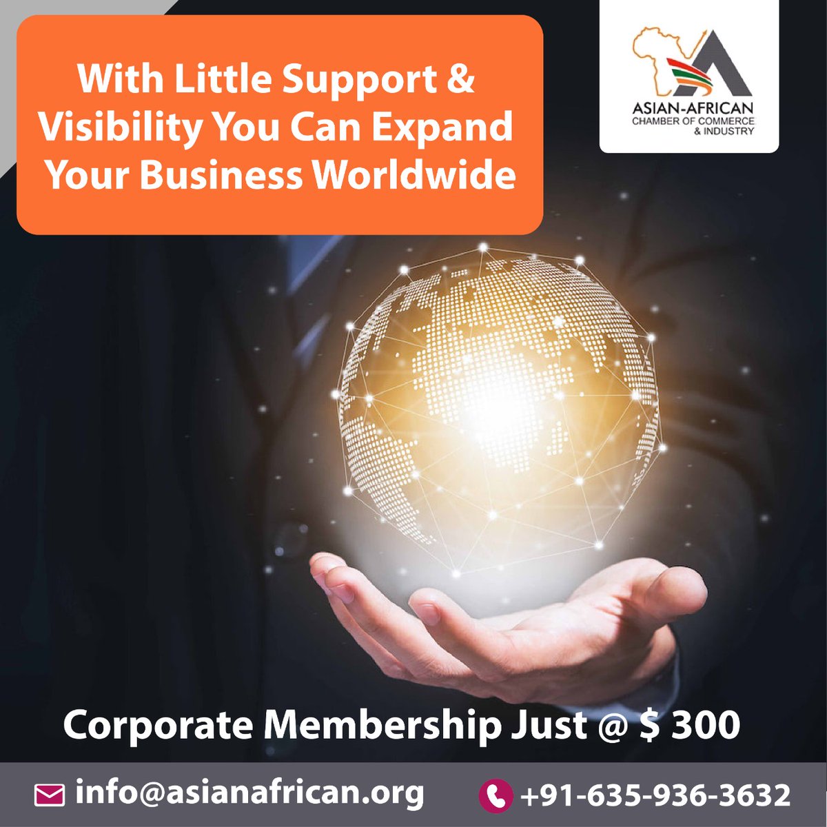 aacciofficial's tweet photo. With Little Support &amp; Visibility You Can Expand Your Business Worldwide
info@asianafrican.org
Call- +91-635-936-3632
#asia #africa #commerce #internationalbusiness #business #entrepreneur #internationaltrade #international #investment
#importexport #globalbusiness https://t.co/h7r9ZykXnI
