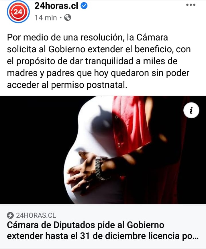 Postnataldeeme1's tweet photo. El 4 de noviembre se aprobó en la cámara de diputados, ha pasado 1 semana y por fin somos noticia 💪🏼
🤦‍♀️ como cuesta que la prensa se de cuenta la angustia que sienten miles de familias chilenas #ExtensionPostnatalDeEmergencia  ahora❗ @24HorasTVN @canal13 https://t.co/FG4YiEGgM1 https://t.co/jinGrbUHqq