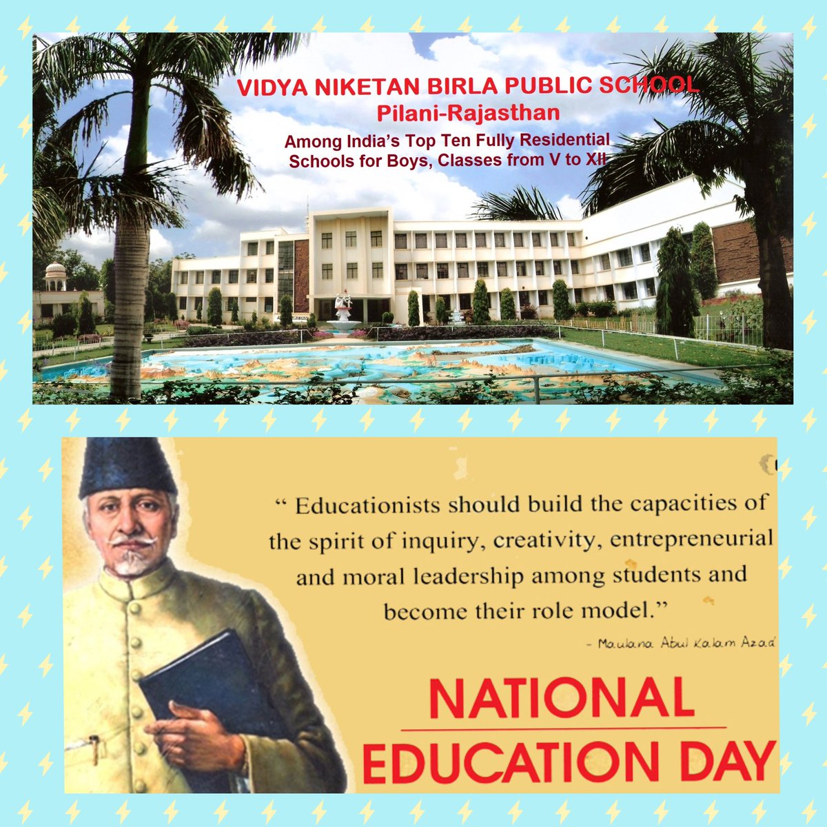 #BETPilani #BPSPilani #bestboardingschool #NationalEducationalDay 
#MaulanaAbulKalamAzad  
Birla Public School Pilani
Admission Open 2021-22   Apply Now =>bit.ly/31NtN5H