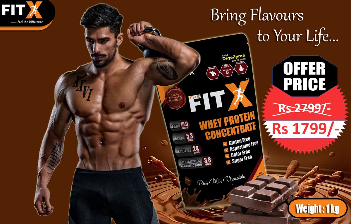 fitx_brand's tweet photo. Add a little bit chocolate to your workout...!!
#RealWhey #Gym #Workout #Fitness #Excercise #Yoga #Motivation #Youth #fitnessmotivation https://t.co/WfxEs4chE0