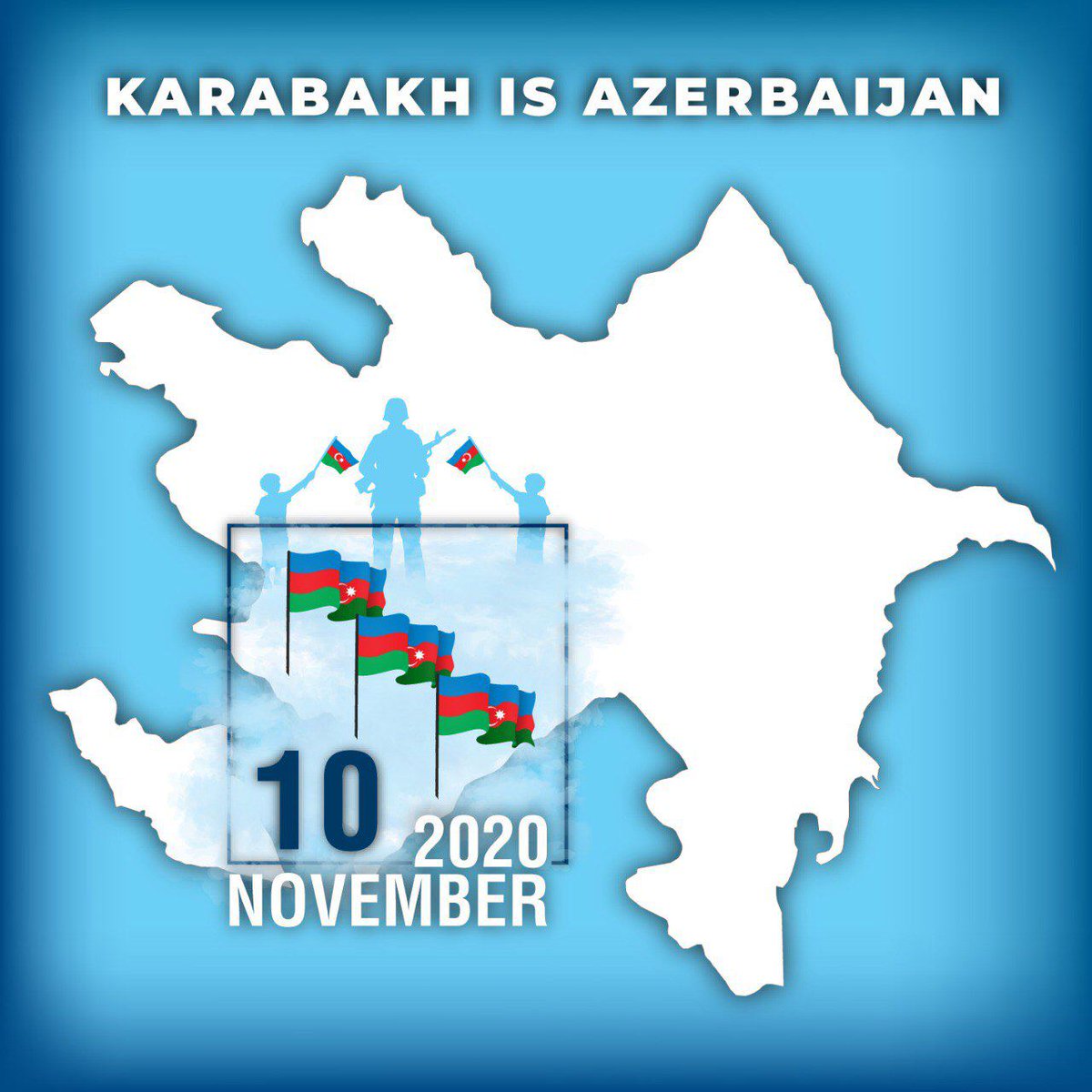 Solmazmammadza's tweet photo. Karabakh is Azerbaijan! Today is the day when #Azerbaijan has restored it’s territorial integrity! #KarabakhIsAzerbaijan https://t.co/2btkL6zZj6