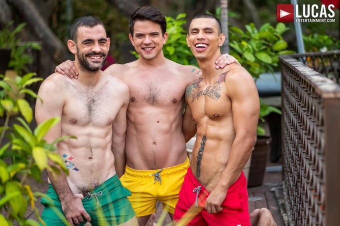 New scene out 13th November (this month. Lol!) @LucasEnt   Super hot 3way w/ @MaxArionxxx  @DakotaPayneXXX