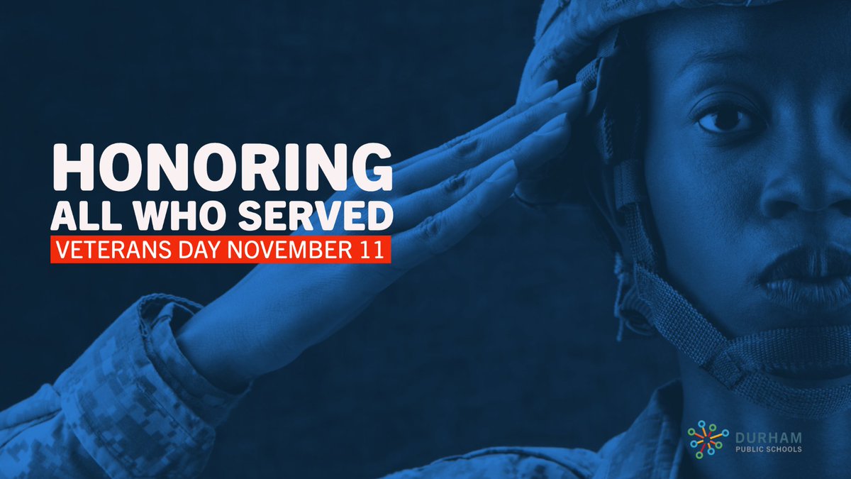 DurhamPublicSch's tweet photo. #VeteransDay https://t.co/51KW4lfiID