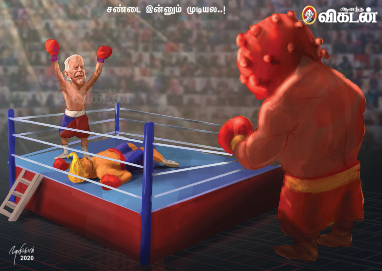 AnandaVikatan's tweet photo. சண்டை இன்னும் முடியல..!
#AVcartoon #AnandaVikatan #Hasiftoon https://t.co/a0cX6aWMhS