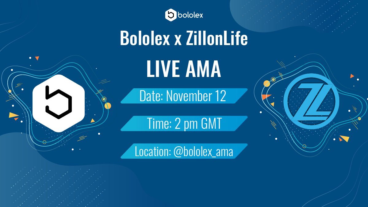 Abhi94A's tweet photo. 🚀 🚀#ZillonLife #AMA with #Bololex community 🚀🚀

@bololexcom and @ZillonLife have prepared a LIVE AMA for the community to ask questions and win $ZLF tokens 🤩🤩

When: November 12, 2pm GMT

Where: https://t.co/VHD3he1ZQa

#Bololex #ZLF #Crypto #cryptocurrency https://t.co/YTR5rZyoRC