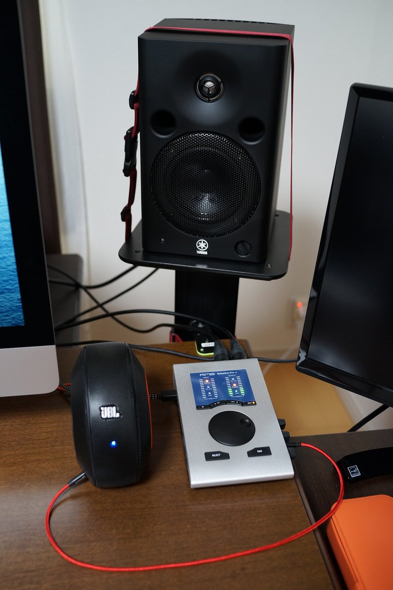 digi_force_t's tweet photo. ボクの考えた最強の装備 #babyfaceprofs #RME #JBL #MSP5 https://t.co/pqaU68jj5K