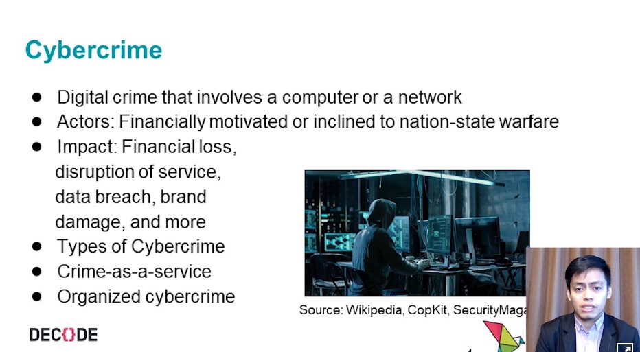 Menardconnect's tweet photo. Now tuned in to @DecodePH Conference #BusinessUnusual Tracks :) Paul Pajares now discussing #CyberThreat #Intelligence Toward #Cybercrime Investigation
#DecodePH2020 #DecodePH #infosec #Security https://t.co/mw6TAwYldP