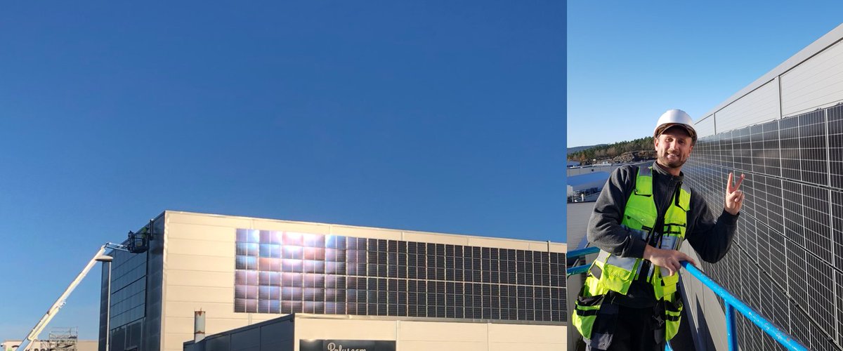 solfusen's tweet image. Lav sol gir muligheter. Nå kler vi solceller på byggene, så vinter- og vårsola blir med på jobben. Ren energi som varer lenge - FUSen leverer! Les mer: hubs.li/H0zDzV00