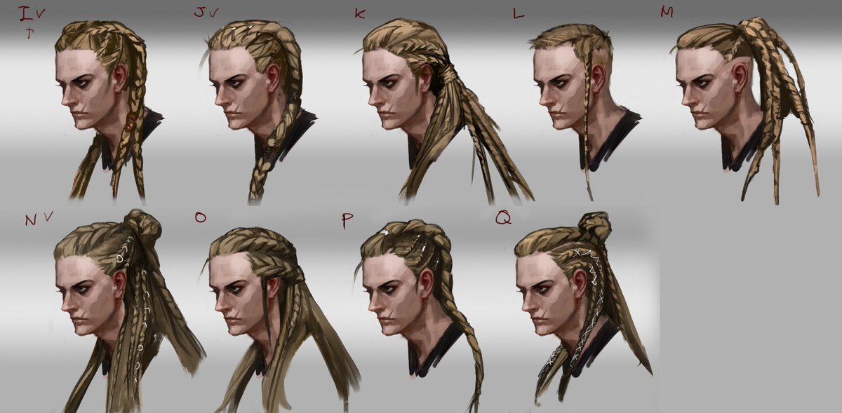 and hair, I did a lot of exploration but there are many limitations due to the mesh budget and hoodie mechanics.Braids are cheaper than loose curly hair, but should not to big on the back (it will pop out through hoodie)