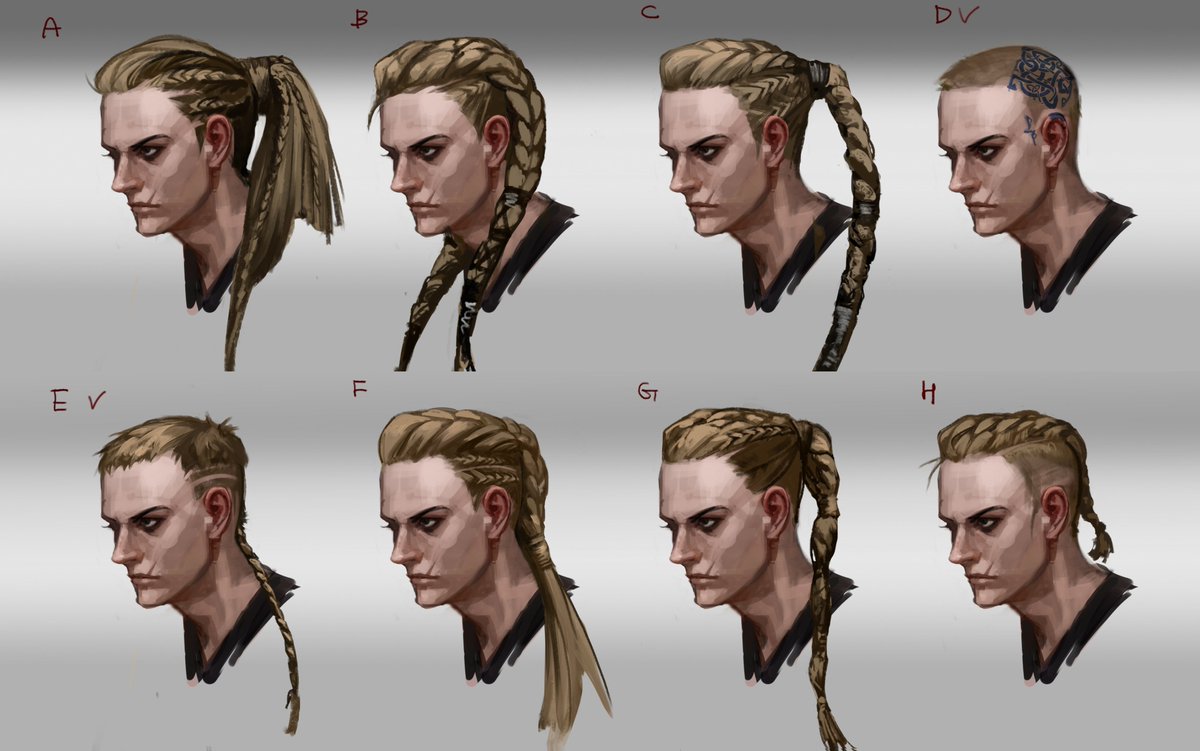 and hair, I did a lot of exploration but there are many limitations due to the mesh budget and hoodie mechanics.Braids are cheaper than loose curly hair, but should not to big on the back (it will pop out through hoodie)