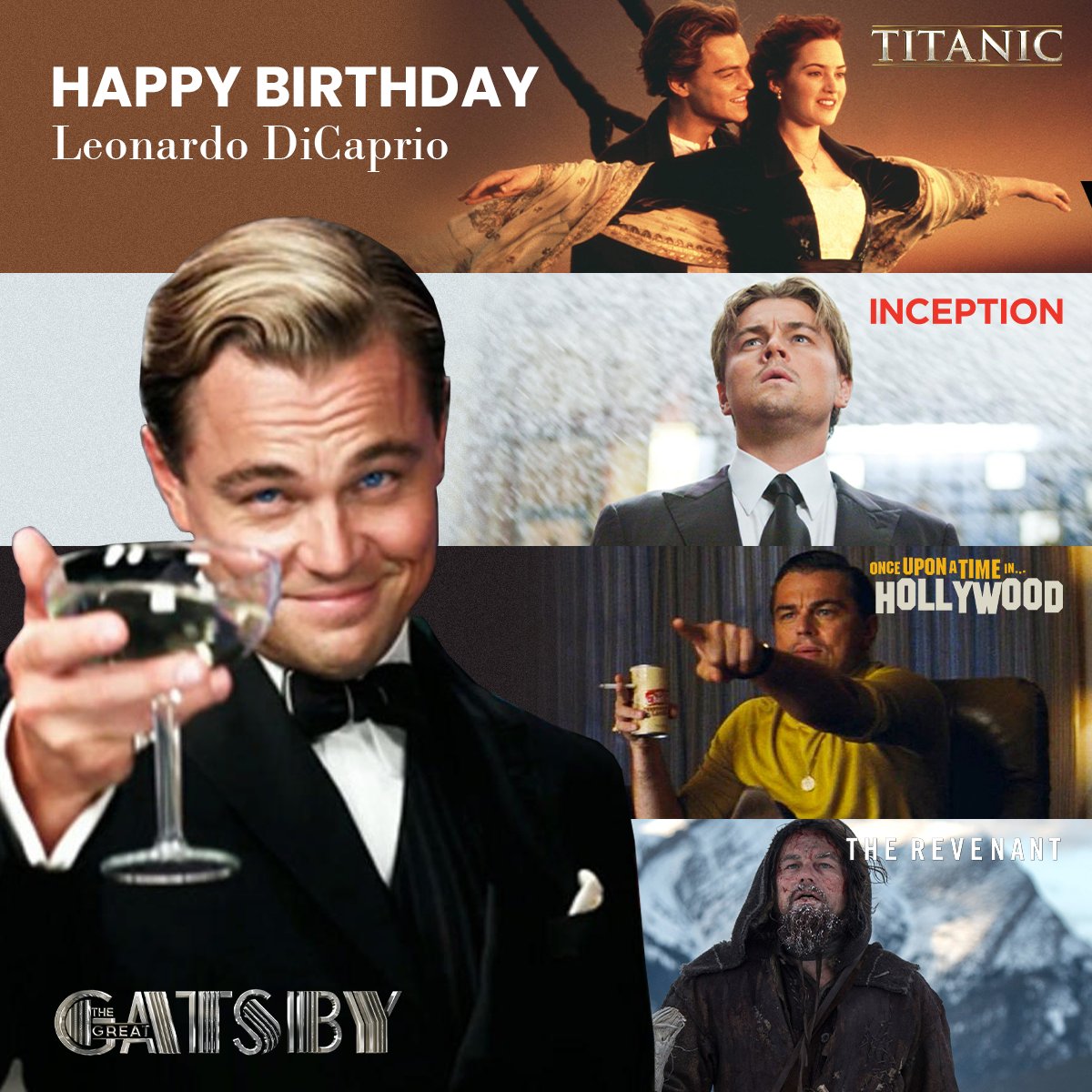 Happy Birthday Leonardo DiCaprio!! What\s your favorite Leonardo film? 