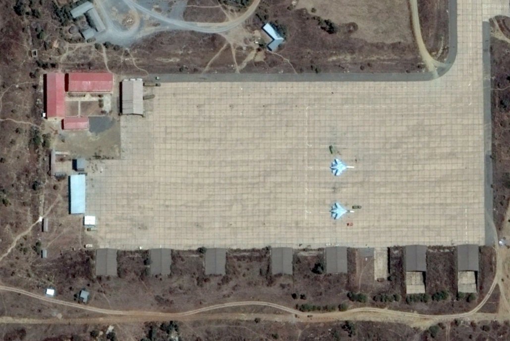 Now is Alula Aba Nega airport outside Mek'ele, capital of Tigray, which saw fighting recently.
