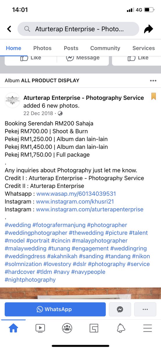 Wuz_K's tweet photo. Nak cari photographer utk gmbr kahwin sanding nikah pun can also. Memang berbaloi. Can follow his IG and Facebook https://t.co/V7GJgXjmW9