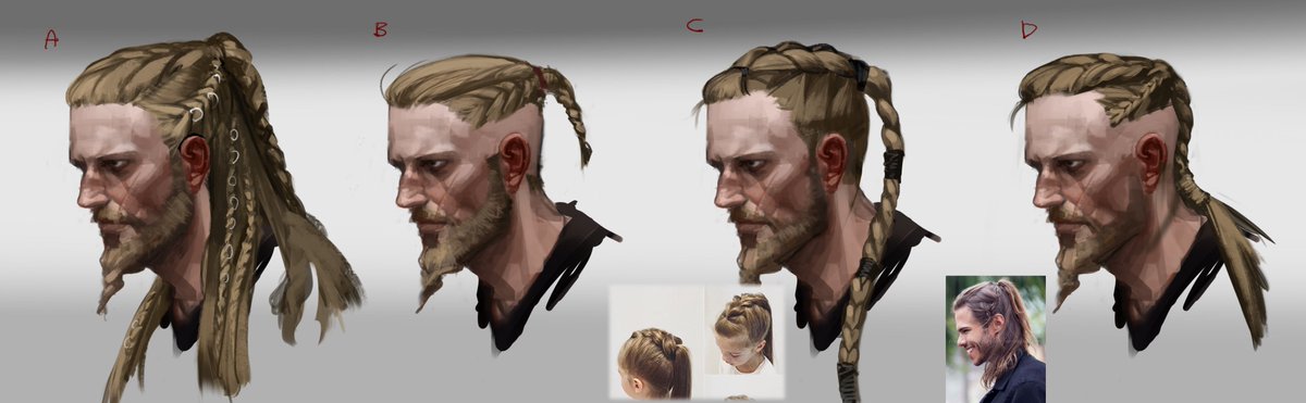 and hair, I did a lot of exploration but there are many limitations due to the mesh budget and hoodie mechanics.Braids are cheaper than loose curly hair, but should not to big on the back (it will pop out through hoodie)