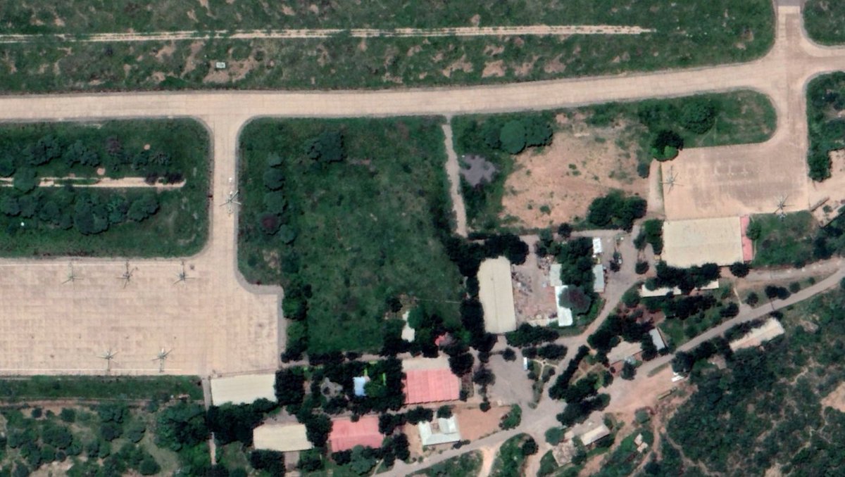 Last is Dire Dawa, further east, which from August imagery seems primarily a helicopter base, though you can also see some (most?) of Ethiopia heavy airlift capacity there as well