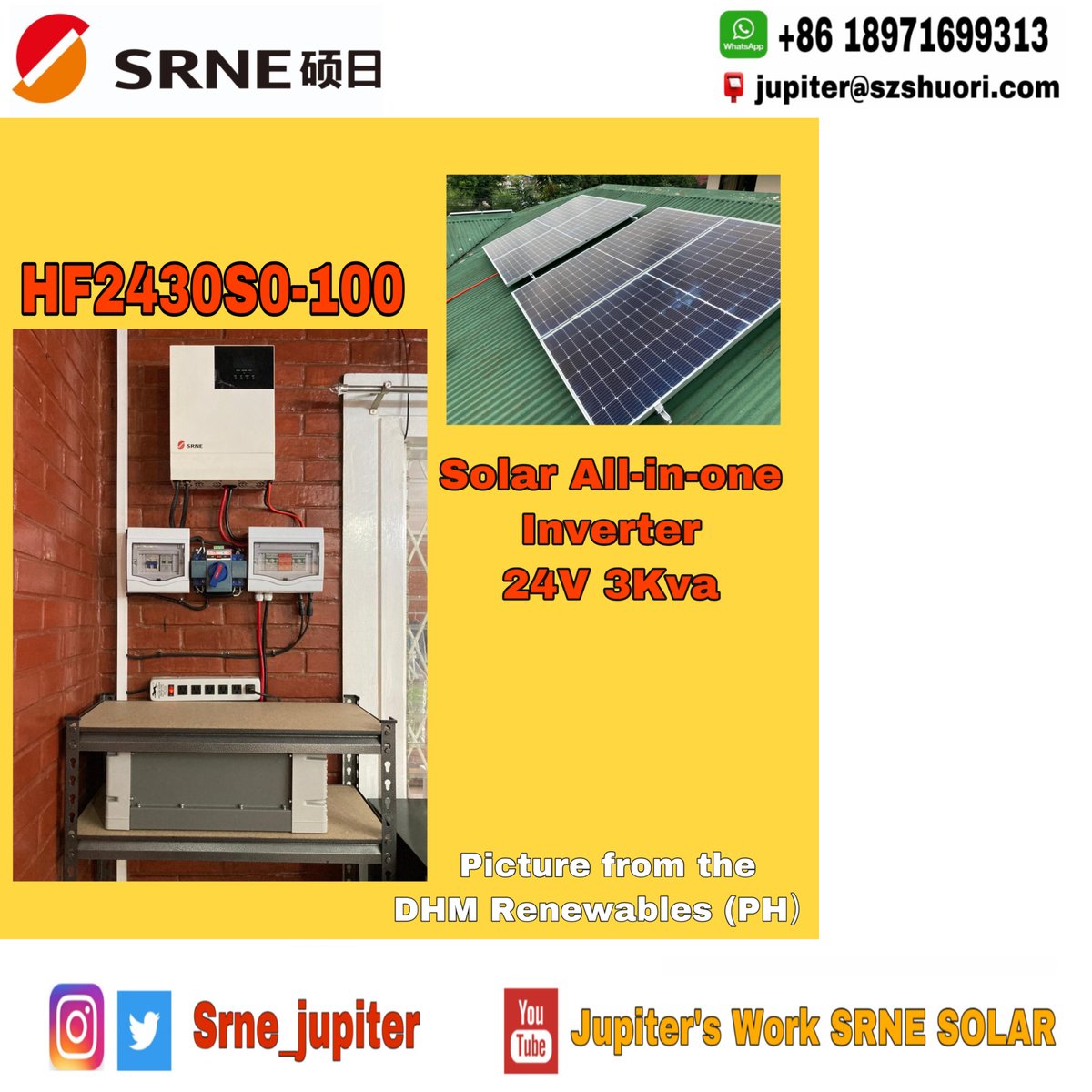 SRNE_Jupiter's tweet photo. Customer installation drawing feedback  from the Philippines @dhmrenewables
SRNE's All-in-one solar inverter
HF2430S60-100
#SRNE
#Solarcontroller
#Inverter
#solarinverter
#EnergyStorage
#renewables 
#cleantech 
#solarpower
 #solarenergy
#MPPTSOLAR
#solarphilippines https://t.co/Inrzc5vUWn
