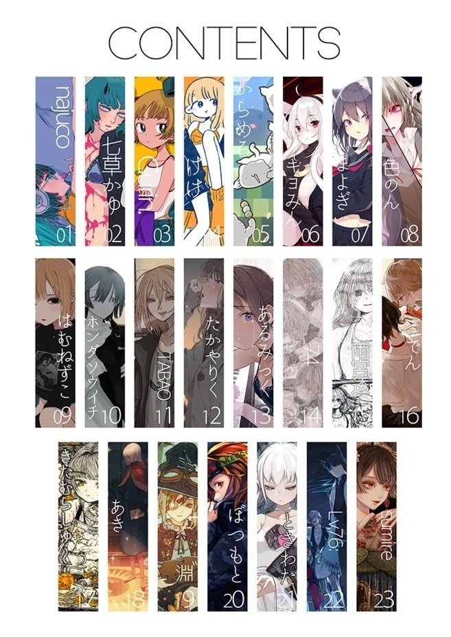 コミティア134のお品書きです!
サークルスペース【む03a】
新刊5点セットと
合同誌『MY COLOR』、既刊など持っていきます。
当日は新刊のポスターなどを目印にお越し下さいませ。
#COMITIA134   #COMITIA 
