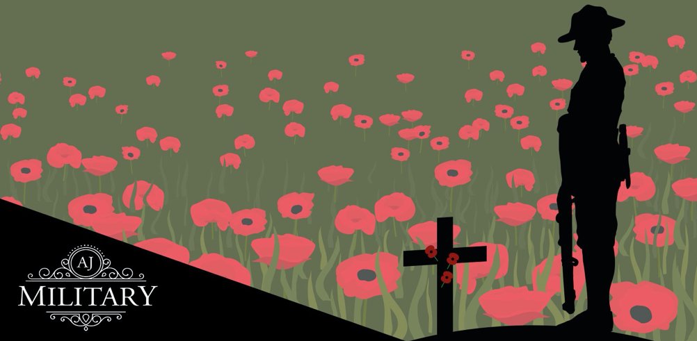 AJMILITARY1's tweet photo. Remembrance Day - Everyone at AJ Military remembers 
#WeWillRememberThem https://t.co/GnKhfT8pxF