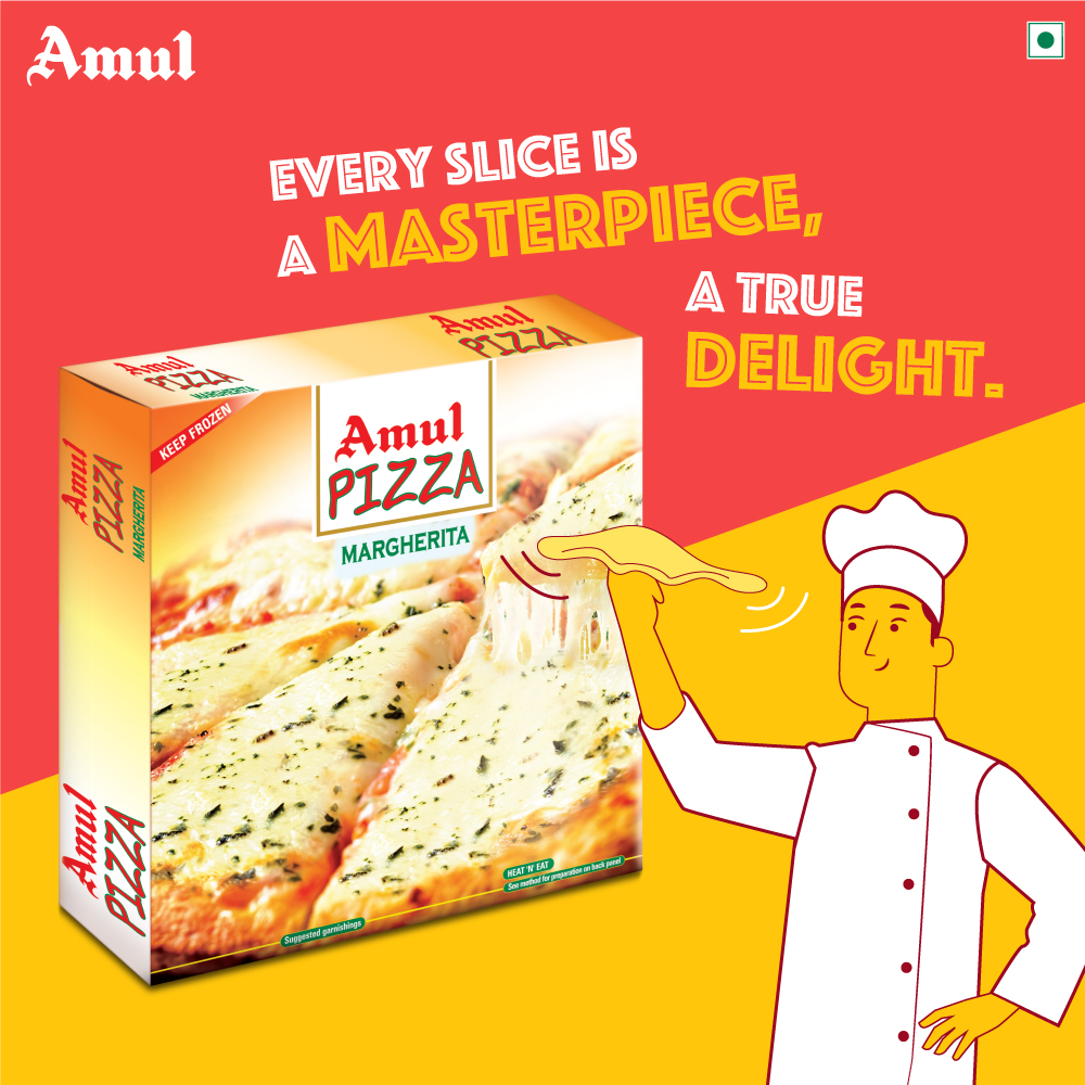 Amul Coop Margherita Pizza Is An Italian Masterpiece And Every Slice Of Amul Margherita Pizza Is A True Delight Enjoy The Fresh Taste Of Tomatoes Basil And Cheese Just Heat It