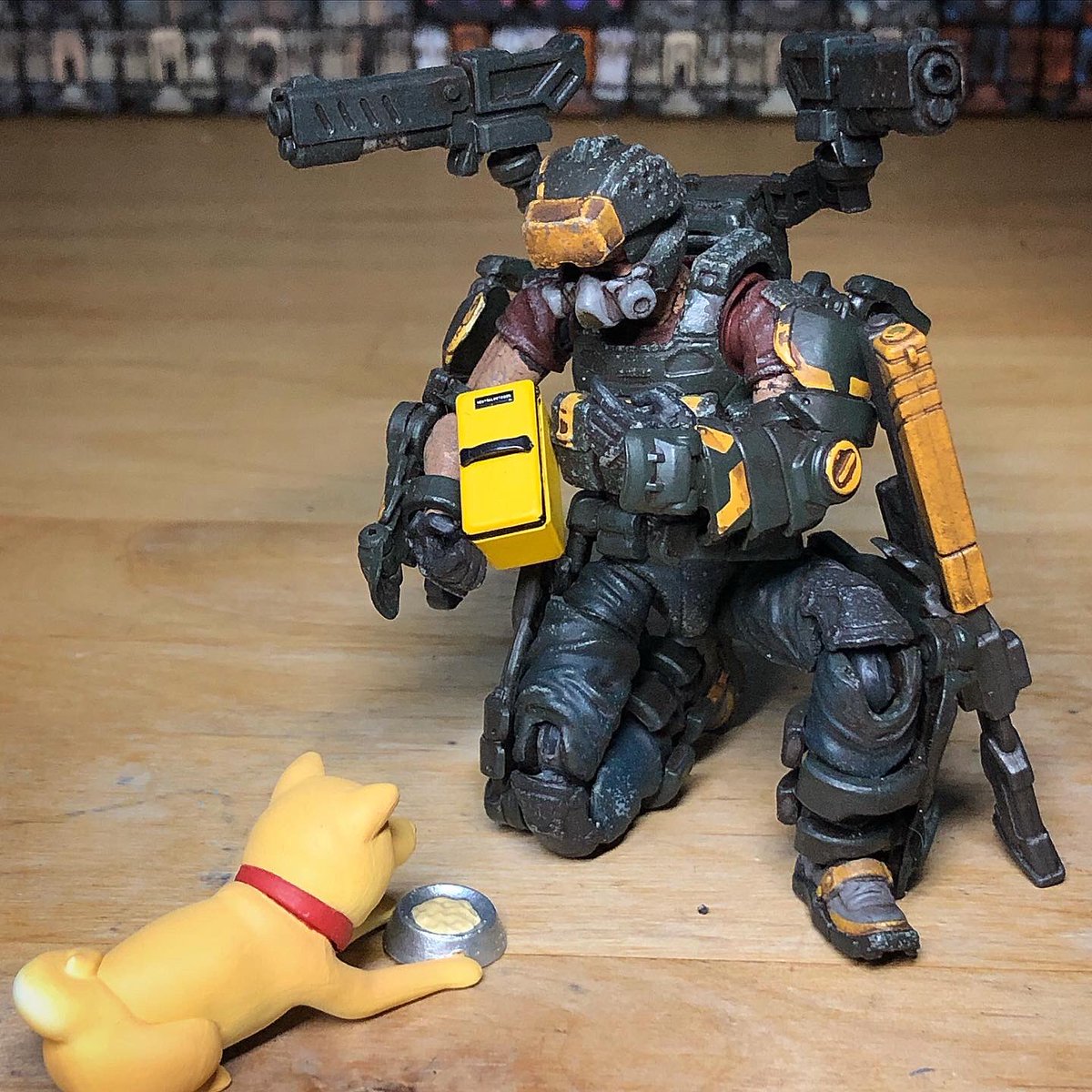 acidrainkit's tweet photo. 來了！AEGIS SENTINEL! 
.
.
.
#acidrain #acidrainworld #actionfigures #artwork #SciFi #Sciencefiction #Scifiart #War #Soldiers #Military #sciencefictionart #cyberpunk #A23 #A24 #AP03 #pia #toyalliance https://t.co/TxwK5Z8fWP