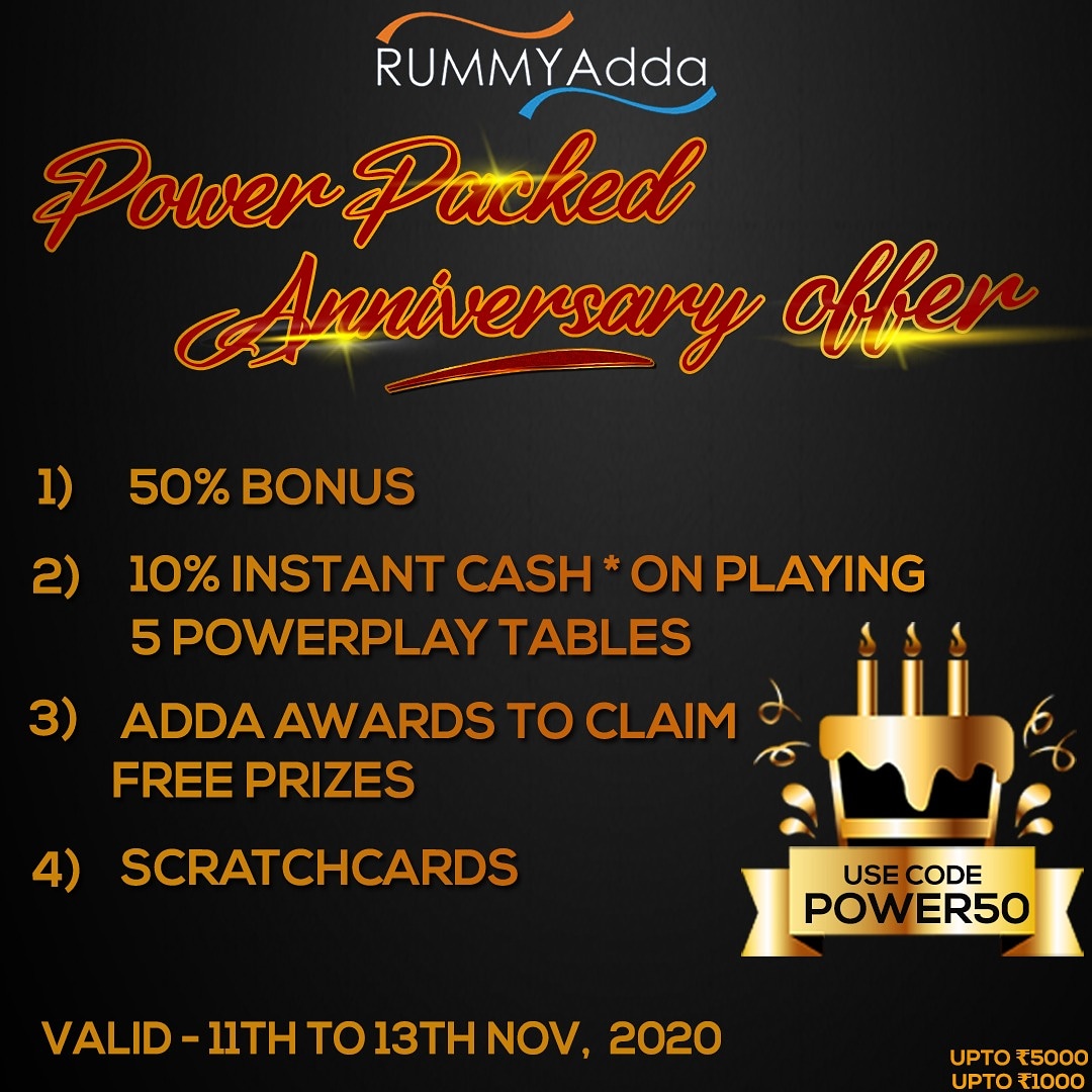 RummyAdda's tweet photo. #Rummyadda #WinCash #playcards #wincasheveryday https://t.co/akfzlY2KkB