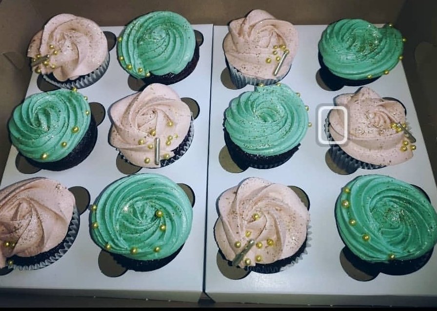 Order cupcakes for any occasion at $10 for a box of 12... Flavours available are chocolate-mint, chocolate- blueberry, chocolate-rum, vanilla, redvelvet... We deliver to CBD