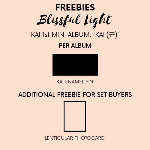 BlissfulStorePH's tweet photo. [PH GO] KAI 1st MINI ALBUM: 'KAI (开)' ♡

━ Price: Php770 each + LSF
━ Order deadline: 11/25/20
━ Payment deadline: 11/27/20
━ Details &amp; Order Form: https://t.co/qafg4S1YZr

#EXO #weareoneEXO #KAI #开 #BLPHGO @weareoneEXO https://t.co/cdneIx6vBI