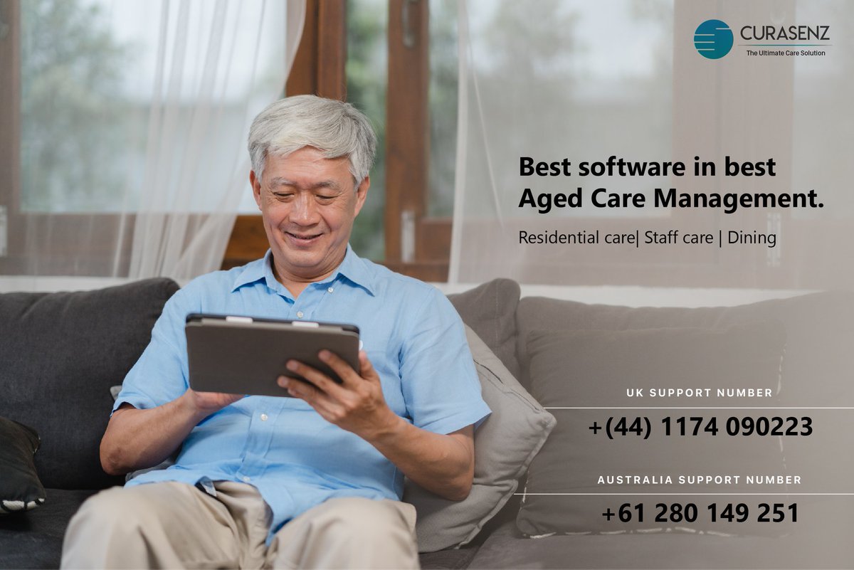 curasenz's tweet photo. Curasenz is the best software which provides best management in Aged care. Get it to establish easy management.

For more info:
UK support number 📞-+(44) 1174 090223
Aus support Number 📞 +61 280-149-251

#Agedcaresoftware #Healthcaresoftware
#Residentialhealthcare https://t.co/yskLMG75yU