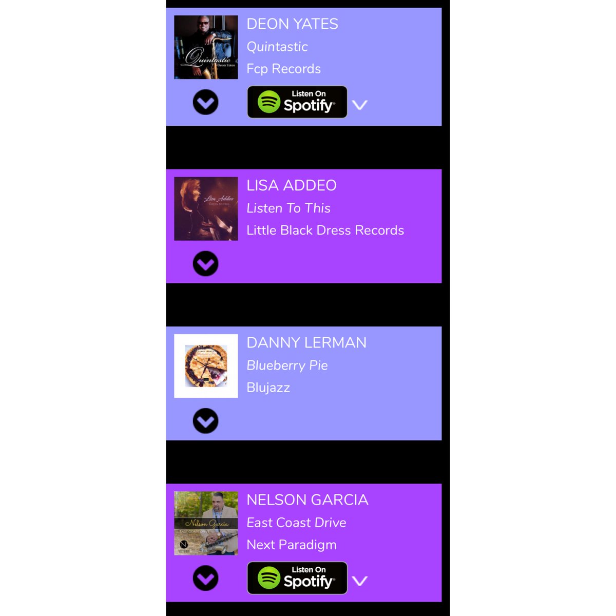 DLermanMusic's tweet photo. Blueberry Pie climbing the Smooth Jazz Charts

Watch Today!!

https://t.co/F383I7s0K6

Continue the movement, peace and love!

🎷,  Danny Lerman

Have an incredible week!!

#dannylermanmusic #blueberrypie ⁣
#music #smoothjazz #smoothjazznetwork #fall #positivevibes https://t.co/lz4agxG5Wt