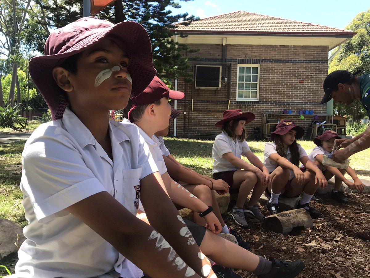 daceyville's tweet photo. Such great learning with Nigel in our #NAIDOC2020 workshops today! Art exhibition tomorrow! #AlwaysWasAlwaysWillBe https://t.co/FyA7owIJxJ