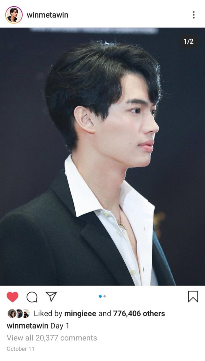 10/11 Win captioned "Day 1".He was reminding that their "Day 1" happened on this 11th, their monthsary day. Maybe Bright forgot it, because of the MU pageant. So to make it up, he invited Win saying, "let's get lost tonight". I can only imagine what happened that night. 