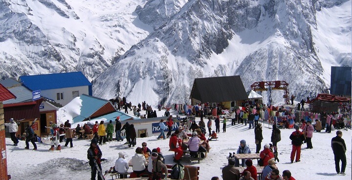 домбай горнолыжный курорт схема трасс.